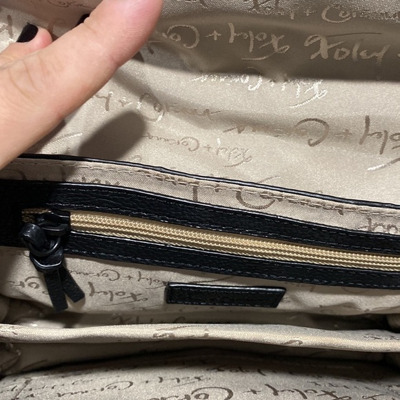 Foley + Corinna purse snake print chain crossbody leather shoulder bag rectangle - Picture 7 of 8